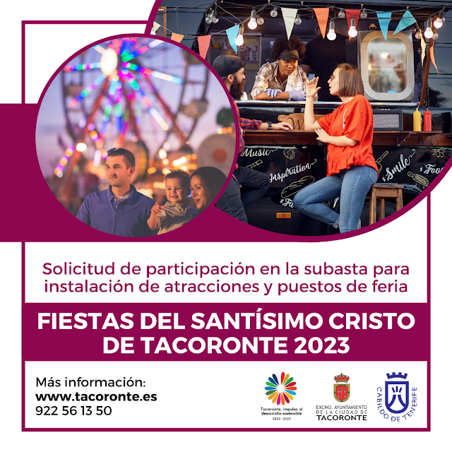 Cartel fiestas del Cristo Tacoronte