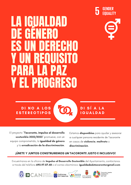 Flyer ODS 5 de Tacoronte