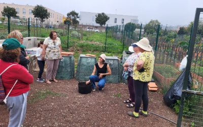 Visita a los Huertos Ecológicos en la zona de La Atalaya