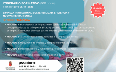 Capacítate en limpieza sostenible y accede a nuevas oportunidades laborales