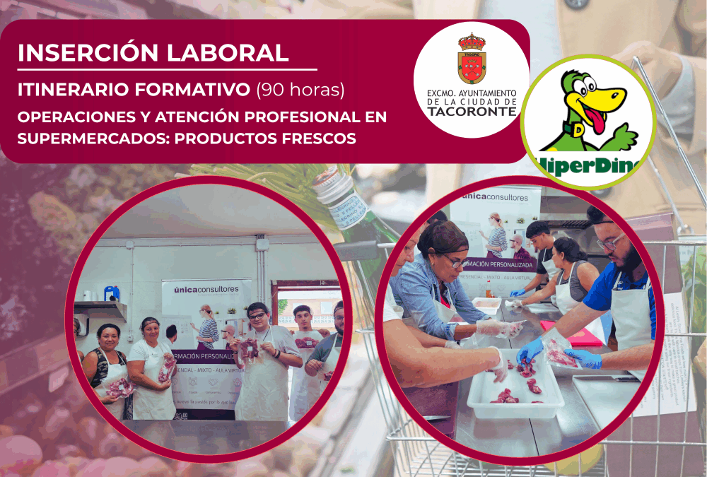 Tres personas seleccionadas y dos contratos en el Itinerario de Supermercados