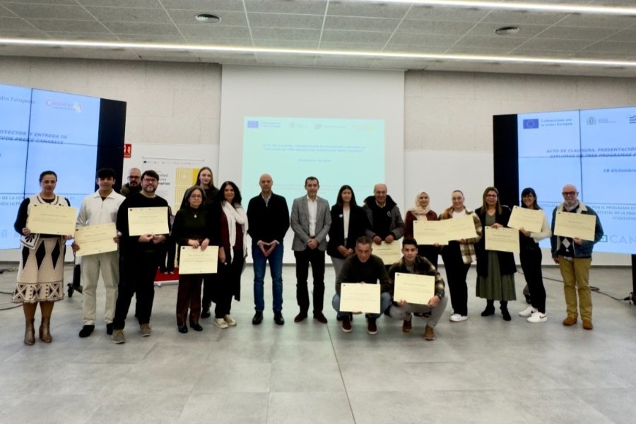 Clausura de los programas formativos de PRECE Canarias en el Parque Científico y Tecnológico de Tenerife