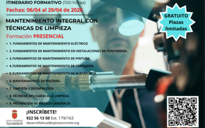 Aprende un oficio: Curso gratuito de Mantenimiento y Limpieza