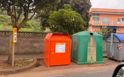 Tacoronte amplía la red de reciclaje de aceite doméstico con la instalación de siete nuevos contenedores naranjas