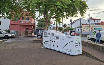 Nuevos Puntos Limpios de Proximidad en Tacoronte para facilitar el reciclaje de pequeños residuos domésticos